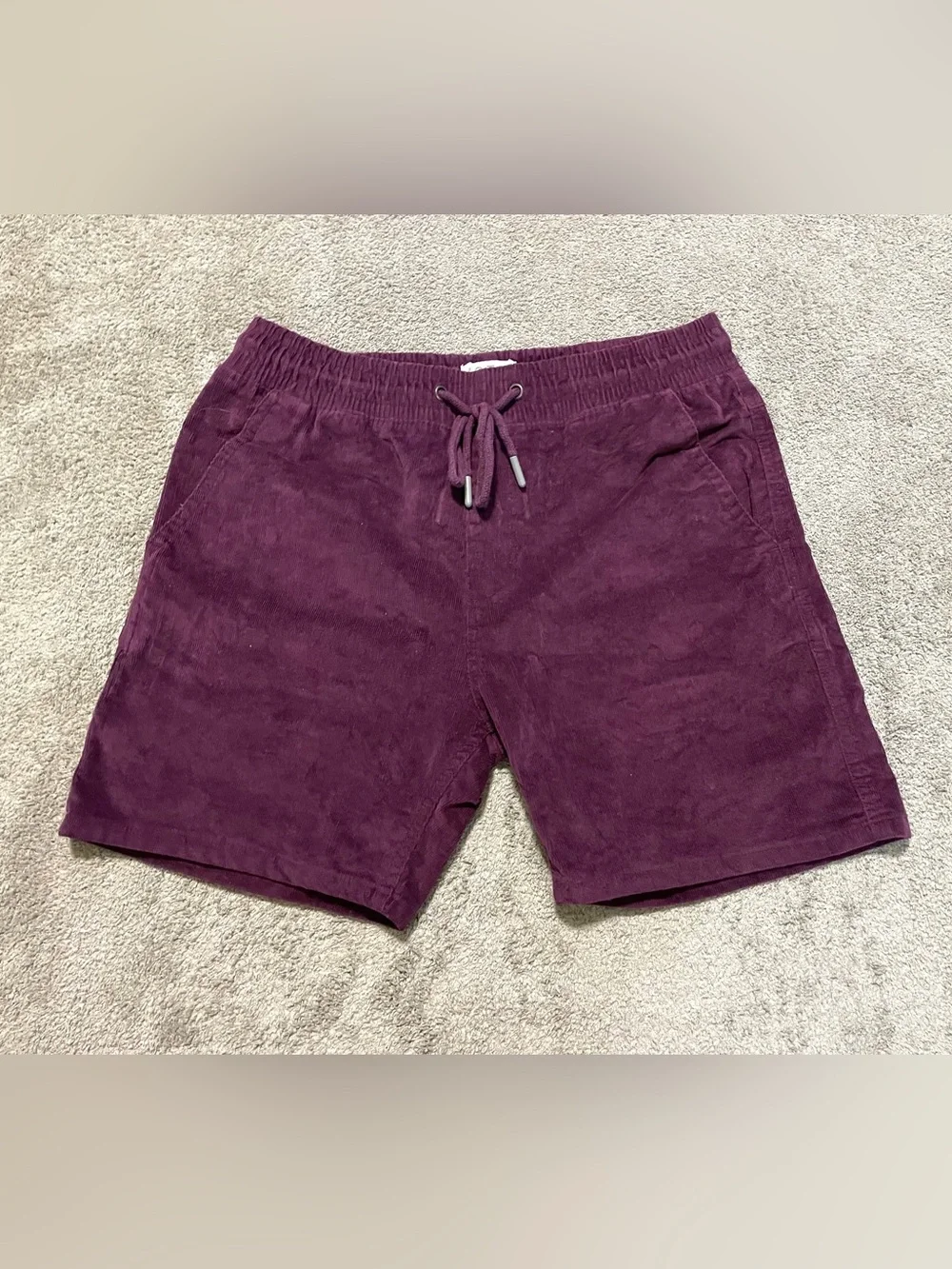 VSTR Premium Corduroy Shorts Men’s M Purple Stretch